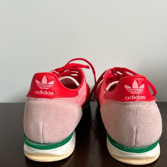 adidas Pink and Red Women's SL72 OG Sneakers - Picture 5 of 9
